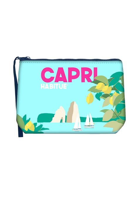 Pochette Mc2 Saint Barth Aline Capri Postcard azzurra scuba unisex MC2 SAINT BARTH | Pochette | ALINE02609H56